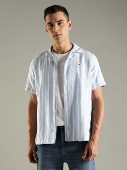 Tommy Hilfiger - Striped Regular Fit Cotton Shirt