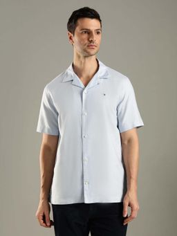 Tommy Hilfiger - Solid Regular Fit Cotton Shirt
