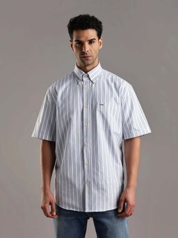 Tommy Hilfiger - Striped Oversized Fit Oxford Woven Shirt