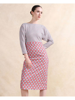 RAREISM - Multi-Color Bovyan Primary Straight Midi Dress