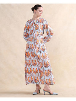 RAREISM - Multi-Color Eritra Light A-Line Maxi Dress