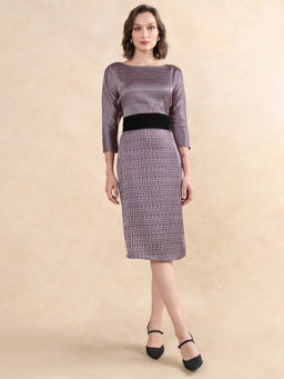 RAREISM - Multi-Color Abovyan Primary Straight Midi Dress