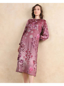 RAREISM - Pink Erzincan Primary A-Line Midi Dress