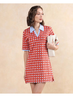 RAREISM - Multi-Color Orri Primary Relaxed Mini Dress