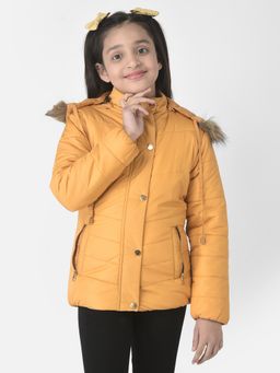 CRIMSOUNE CLUB - Girls Mustard Light-Padding Jacket