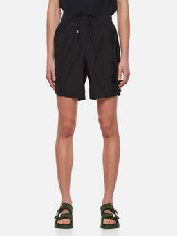 Alexander McQueen - Black Logo Print Shorts (S)