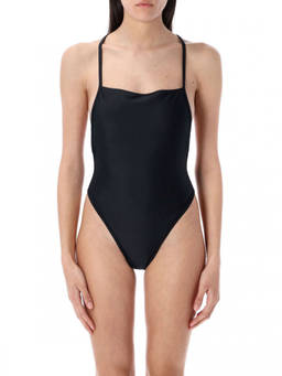 Marine Serre - Black Crescent Moon Swimsuit (XS)