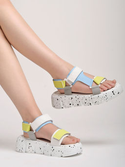 Shoetopia - Fashion and Comfortable Casual White Sandals for Women