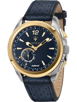 Maserati - Hybrid Traguardo 24h Indicator Hybrid Smart Watch Dial Color Blue Mens Watch-R8851112002