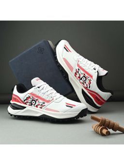 DNINE - Men Red DNINE Performer Rubber Studs Cricket Shoes