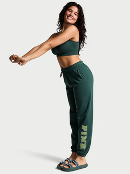 Victoria's Secret - Green Ivy Fleece Relaxed Trackpant