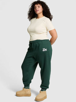 Victoria's Secret - Green Ivy Fleece Campus Trackpant