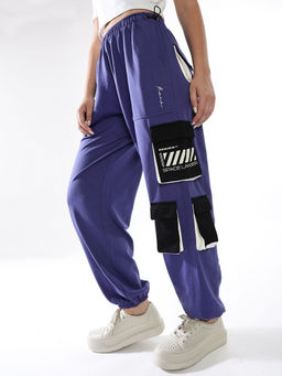 Hubberholme - Women Printed High-Rise Casual Trackpant
