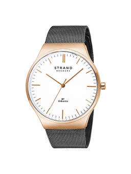 Strand by Obaku - Mason Lille Twilight White Dial Quartz Watch For Women (S717LXVWMB)