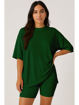 Moomaya - Womens Oversized Green Co-Ord Set