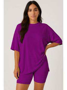 Moomaya - Womens Oversized Magenta Co-Ord Set