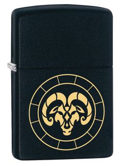 Zippo - Aries Zodiac Sign Design Windproof Pocket Lighter