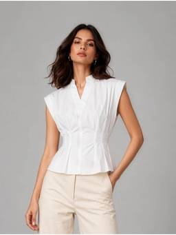 Cove and Lane - Florence Top - White