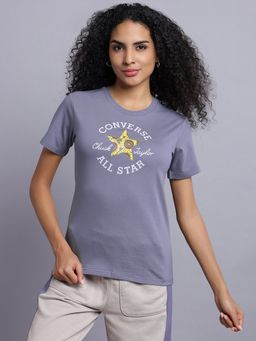 Converse - Women Floral Chuck Taylor Patch Slim T-Shirt