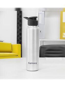 Femora - Stainless Steel Water Bottle - 1000 ML with Sipper Cap