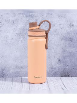 Femora - Stainless Steel Aqua Burst Sport Sip Water Bottle 680 ML Peach