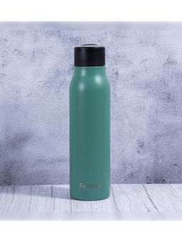 Femora - Urban Frost Double Walled Stainless Steel Soft Amber Water Bottle 600Ml Green