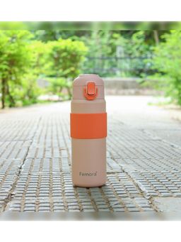Femora - Hydropro Double Walled Stainless Steel Water Bottle 600 ML Orange