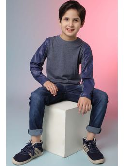 Instafab - Boys Solid Stylish Casual T-shirts
