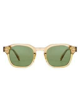 John Jacobs - by Lenskart Gold Green Wayfarer Sunglasses-JJ S13082S (Small)