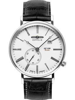 Zeppelin - LZ 120 Rome Date Small Seconds Analog Dial Color White Men Watch 71341