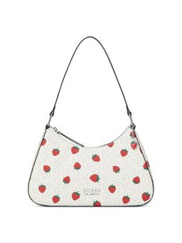 Guess - Layla Women Zipper Printed Baguette Bag