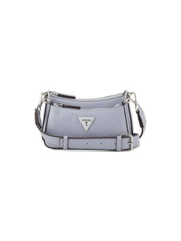 Guess - Holly Purple Women Zipper Textured Crossbody Bag