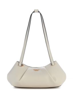 Guess - Amorette White Women Zipper Solid Shoulder Bag