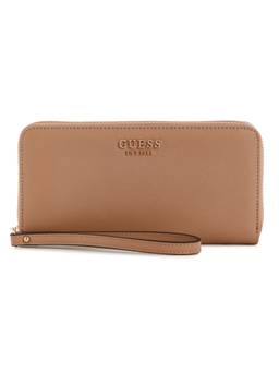 Guess - Amorette Beige Women Zipper Textured Wallet