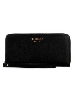Guess - Amorette Black Women Zipper Textured Wallet