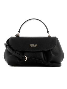 Guess - Amorette Black Women Snap Button Solid Handbag