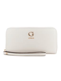 Guess - Coleen White Women Zipper Solid Wallet