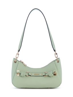 Guess - Camelia Green Women Zipper Solid Shoulder Bag