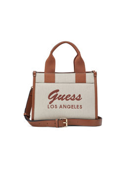 Guess - Jackie Women Zipper Embroidered Shoulder Bag
