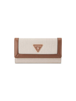 Guess - Cadence Women Snap Button Solid Trifold Wallet