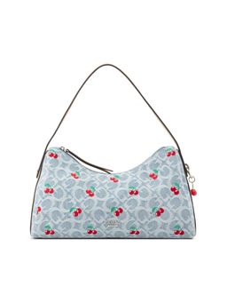 Guess - Jasmin Women Zipper Textured Hobo Shoulder Bag