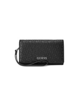 Guess - Remy Black Women Textured Bifold Wallet