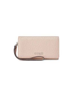 Guess - Remy Pink Women Textured Bifold Wallet