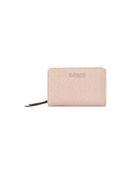 Guess - Remy Pink Women Embossed French Wallet