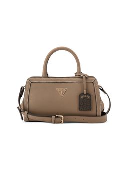 Guess - Cadence Beige Women Zipper Solid Satchel Bag