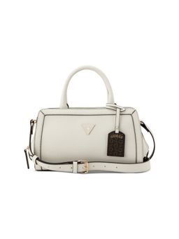 Guess - Cadence White Women Zipper Solid Satchel Bag