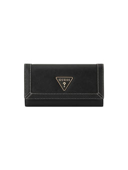 Guess - Cadence Black Women Textured Trifold Wallet