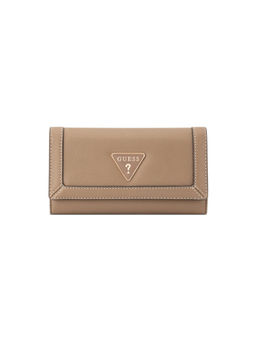 Guess - Cadence Taupe Women Textured Trifold Wallet