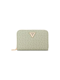 Guess - Katy Green Women Zipper Printed Medium Wallet