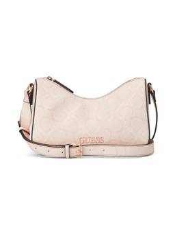 Guess - Elliot Pink Women Zipper Printed Crossbody Bag
